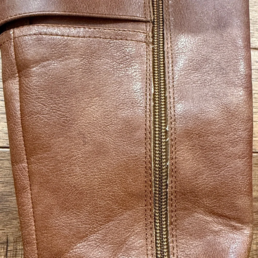 SO Girls Camilaa Riding Boots - Cognac - Size 1 Med